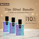 Buy Any 3 x 50ml Perfumes & Save More – Get 10% Off + Free Delivery