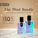 Buy Any 2 x 70ml Perfumes & Save More – Get 10% Off + Free Delivery