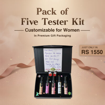 Customizable Perfume Tester Set (Pack of 5)